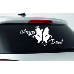 Aufkleber Auto Heckscheibe Car Tattoo Style La Familia Pferd Pferde Gecko Sprüche Power Blumen Ranke Fee Hexe Faultier Kolben