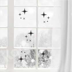 Wandaufkleber Wandtattoo Aufkleber Wand Weihnachten X-MAS Merry Christmas Kugel Schmuck  Weihnachtsbäckerei Backen Plätzen