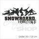 Kids Freestyle Snowboard Schnee Ski Borden Stunt Sport Kinder Wandtattoo Wandaufkleber Aufkleber Wand