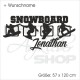 Kids Freestyle + Name Snowboard Schnee Ski Borden Stunt Sport Kinder Wandtattoo Wandaufkleber Aufkleber Wand