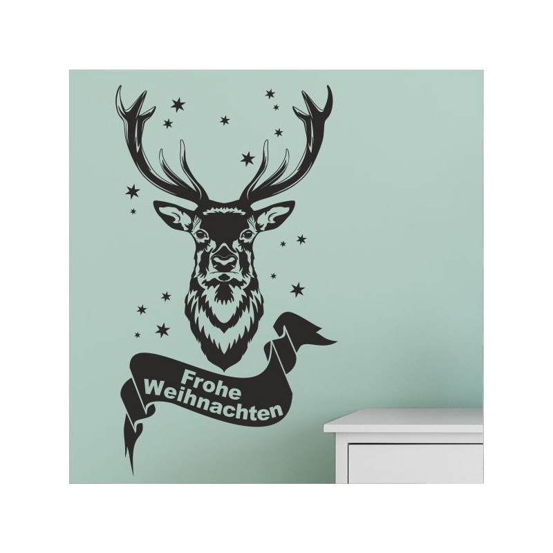 Wandaufkleber Wandtattoo Aufkleber Wand Weihnachten X-MAS Merry Christmas Kugel Schmuck  Weihnachtsbäckerei Backen Plätzen