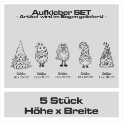 Wandaufkleber Wandtattoo Aufkleber Wand Weihnachten X-MAS Merry Christmas Kugel Schmuck  Weihnachtsbäckerei Backen Plätzen