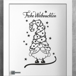 Wandaufkleber Wandtattoo Aufkleber Wand Weihnachten X-MAS Merry Christmas Kugel Schmuck  Weihnachtsbäckerei Backen Plätzen