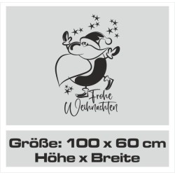 Wandaufkleber Wandtattoo Aufkleber Wand Weihnachten X-MAS Merry Christmas Kugel Schmuck  Weihnachtsbäckerei Backen Plätzen