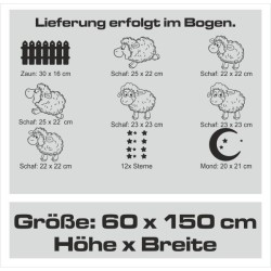 Wandaufkleber Wandtattoo Aufkleber Wand Pony Feuerwehr Dino T-Rex Autos Cars Bagger Fee Elfen Blumen Pirat Faultier Teddy Traum