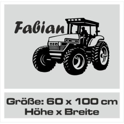 Wandaufkleber Wandtattoo Aufkleber Wand Pony Feuerwehr Dino T-Rex Autos Cars Bagger Fee Elfen Blumen Pirat Faultier Teddy Traum