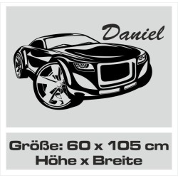 Wandaufkleber Wandtattoo Aufkleber Wand Pony Feuerwehr Dino T-Rex Autos Cars Bagger Fee Elfen Blumen Pirat Faultier Teddy Traum