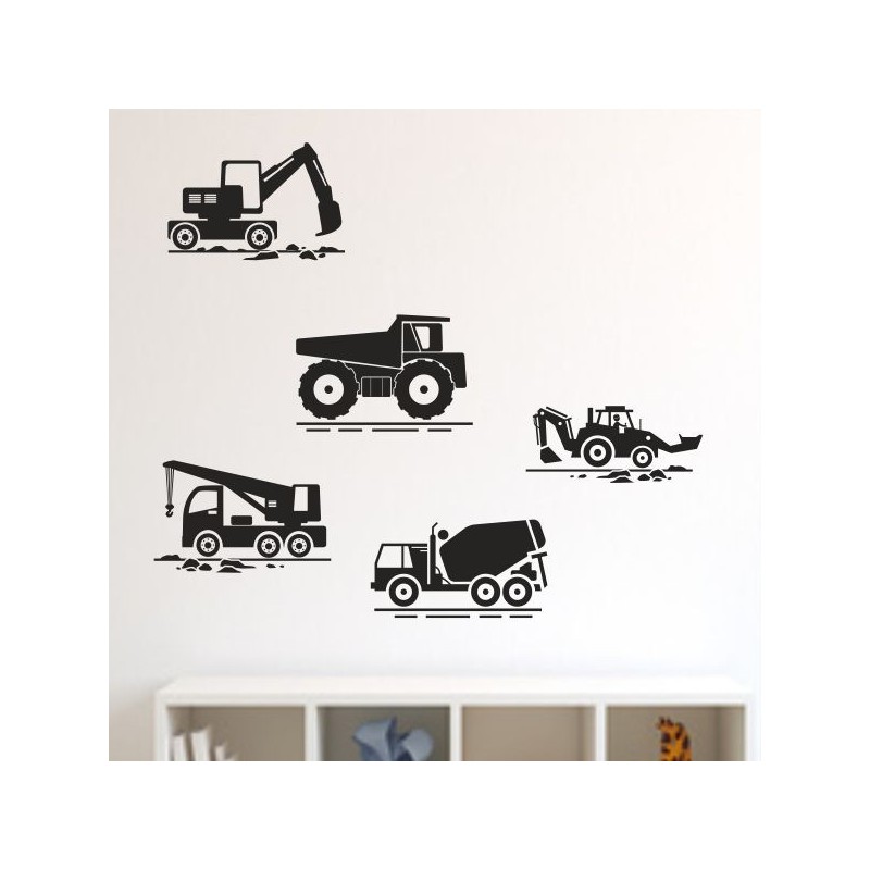 Wandaufkleber Wandtattoo Aufkleber Wand Pony Feuerwehr Dino T-Rex Autos Cars Bagger Fee Elfen Blumen Pirat Faultier Teddy Traum