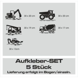 Wandaufkleber Wandtattoo Aufkleber Wand Pony Feuerwehr Dino T-Rex Autos Cars Bagger Fee Elfen Blumen Pirat Faultier Teddy Traum