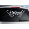 Aufkleber Auto Heckscheibe Car Tattoo Style La Familia Pferd Pferde Gecko Sprüche Power Blumen Ranke Fee Hexe Faultier Kolben