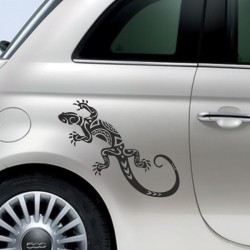 Aufkleber SET Auto Heckscheibe Car Tattoo Style La Familia Pferd Gecko Sprüche Power Blumen Ranke Fee Hexe Faultier Kolben