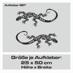 Aufkleber SET Auto Heckscheibe Car Tattoo Style La Familia Pferd Gecko Sprüche Power Blumen Ranke Fee Hexe Faultier Kolben