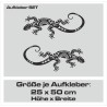 Aufkleber SET Auto Heckscheibe Car Tattoo Style La Familia Pferd Gecko Sprüche Power Blumen Ranke Fee Hexe Faultier Kolben