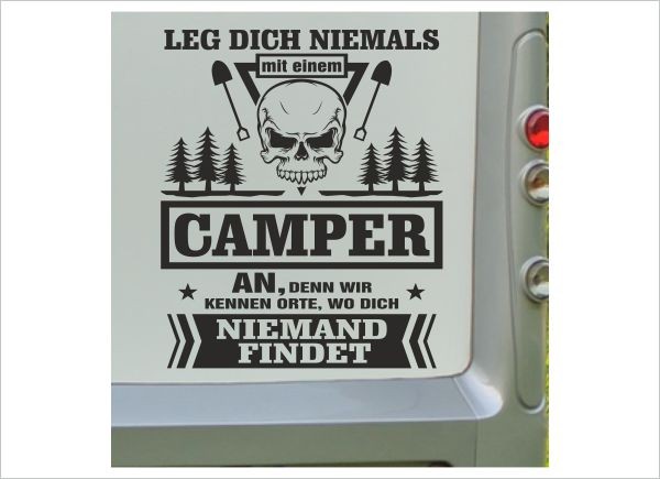 Aufkleber Wohnmobil Spruch Camper Camping Orte Wohnwagen Caravan