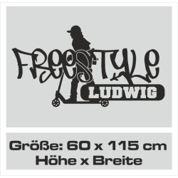Wandaufkleber Wandtattoo Sport Fußball Kicker Spiel Kinder Kids Snowbord Skateboard Skater Stuntroller Roller BMX Basket Ball