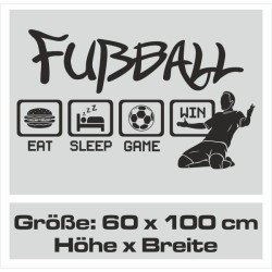 Wandaufkleber Wandtattoo Sport Fußball Kicker Spiel Kinder Kids Snowbord Skateboard Skater Stuntroller Roller BMX Basket Ball