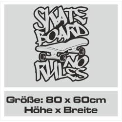 Wandaufkleber Wandtattoo Sport Fußball Kicker Spiel Kinder Kids Snowbord Skateboard Skater Stuntroller Roller BMX Basket Ball
