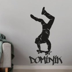 Wandaufkleber Wandtattoo Sport Fußball Kicker Spiel Kinder Kids Snowbord Skateboard Skater Stuntroller Roller BMX Basket Ball