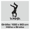 Wandaufkleber Wandtattoo Sport Fußball Kicker Spiel Kinder Kids Snowbord Skateboard Skater Stuntroller Roller BMX Basket Ball