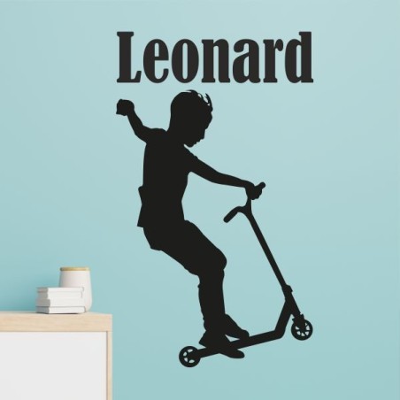 Wandaufkleber Wandtattoo Sport Fußball Kicker Spiel Kinder Kids Snowbord Skateboard Skater Stuntroller Roller BMX Basket Ball