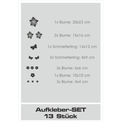 Aufkleber Glas Dekor Fenster Dusche Duschkabine Glas Tür Glastür Schaufenster Beschriftung Spa Wellness Meer Delphin Rose Wasser