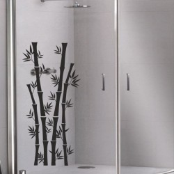 Aufkleber Glas Dekor Fenster Dusche Duschkabine Glas Tür Glastür Schaufenster Beschriftung Spa Wellness Meer Delphin Rose Wasser