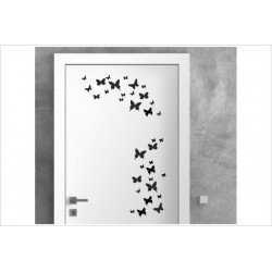 Herzlich Willkommen Zuhause 60x Schmetterlinge MINI Wandaufkleber Wandtattoo Aufkleber Zimmer