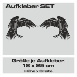 Aufkleber SET Auto Heckscheibe Car Tattoo Style La Familia Pferd Gecko Sprüche Power Blumen Ranke Fee Hexe Faultier Kolben