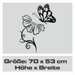 Aufkleber Auto Motorhaube Car Style Tuning Drache Tribal Dekor Rosen Blumen Schmetteringe Tattoo´s Fun Comic Flower Tiere