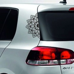 Aufkleber SET Auto Heckscheibe Car Tattoo Style La Familia Pferd Gecko Sprüche Power Blumen Ranke Fee Hexe Faultier Kolben