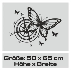 Aufkleber Auto Motorhaube Car Style Tuning Drache Tribal Dekor Rosen Blumen Schmetteringe Tattoo´s Fun Comic Flower Tiere