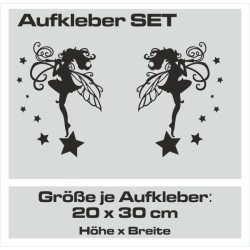 Aufkleber SET Auto Heckscheibe Car Tattoo Style La Familia Pferd Gecko Sprüche Power Blumen Ranke Fee Hexe Faultier Kolben