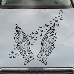 Aufkleber Auto Motorhaube Car Style Tuning Drache Tribal Dekor Rosen Blumen Schmetteringe Tattoo´s Fun Comic Flower Tiere