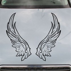 Aufkleber Auto Motorhaube Car Style Tuning Drache Tribal Dekor Rosen Blumen Schmetteringe Tattoo´s Fun Comic Flower Tiere