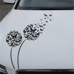 Aufkleber Auto Motorhaube Car Style Tuning Drache Tribal Dekor Rosen Blumen Schmetteringe Tattoo´s Fun Comic Flower Tiere