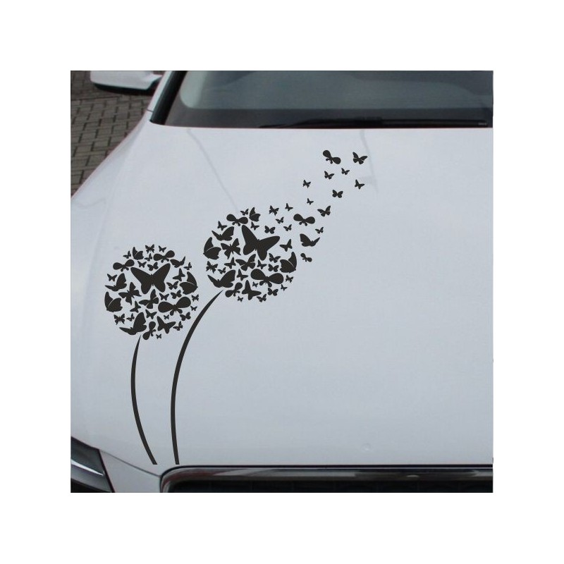 Aufkleber Auto Motorhaube Car Style Tuning Drache Tribal Dekor Rosen Blumen Schmetteringe Tattoo´s Fun Comic Flower Tiere