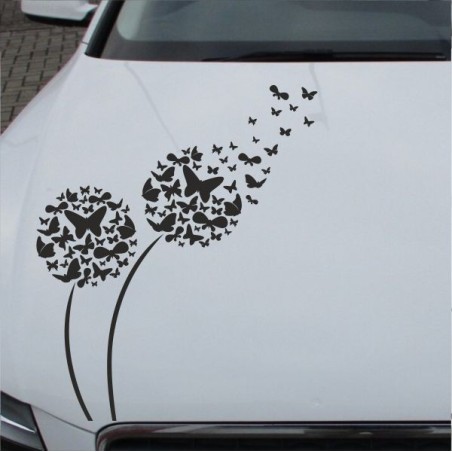Aufkleber Auto Motorhaube Car Style Tuning Drache Tribal Dekor Rosen Blumen Schmetteringe Tattoo´s Fun Comic Flower Tiere