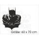 Aufkleber Auto Batman Fledermaus Joker Kult Sticker Car Style