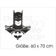 Aufkleber Auto Batman Fledermaus Joker Kult Sticker Car Style