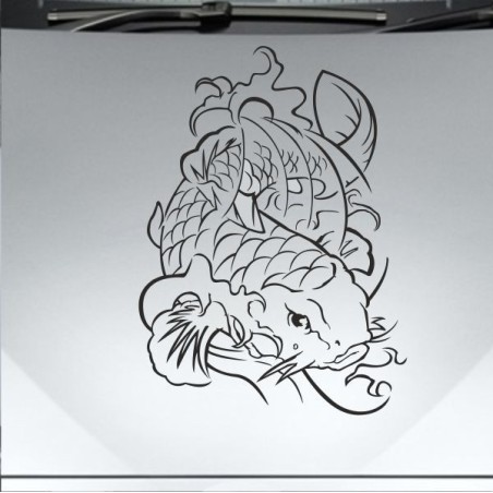 Aufkleber Auto Motorhaube Car Style Tuning Drache Tribal Dekor Rosen Blumen Schmetteringe Tattoo´s Fun Comic Flower Tiere