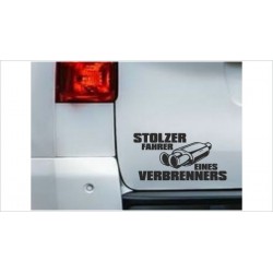 DUB FUN OEM JDM Aufkleber Auto Stolzer Fahrer - fahr Verbrenner" Diesel Benzin Sticker