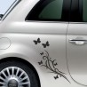 Aufkleber SET Auto Heckscheibe Car Tattoo Style La Familia Pferd Gecko Sprüche Power Blumen Ranke Fee Hexe Faultier Kolben
