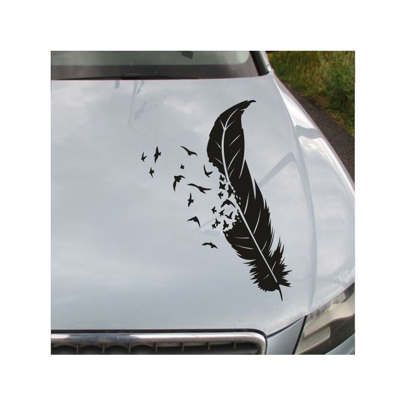 Aufkleber Auto Motorhaube Car Style Tuning Drache Tribal Dekor Rosen Blumen Schmetteringe Tattoo´s Fun Comic Flower Tiere