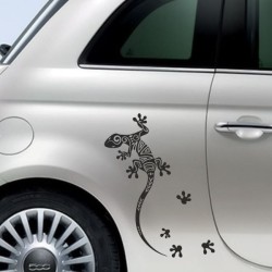 Aufkleber SET Auto Heckscheibe Car Tattoo Style La Familia Pferd Gecko Sprüche Power Blumen Ranke Fee Hexe Faultier Kolben