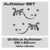 Aufkleber SET Auto Heckscheibe Car Tattoo Style La Familia Pferd Gecko Sprüche Power Blumen Ranke Fee Hexe Faultier Kolben
