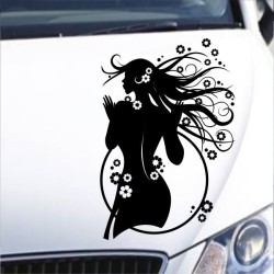 Aufkleber Auto Motorhaube Car Style Tuning Drache Tribal Dekor Rosen Blumen Schmetteringe Tattoo´s Fun Comic Flower Tiere