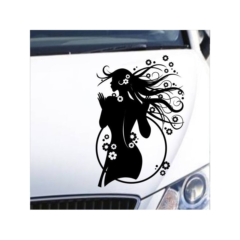 Aufkleber Auto Motorhaube Car Style Tuning Drache Tribal Dekor Rosen Blumen Schmetteringe Tattoo´s Fun Comic Flower Tiere