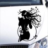 Aufkleber Auto Motorhaube Car Style Tuning Drache Tribal Dekor Rosen Blumen Schmetteringe Tattoo´s Fun Comic Flower Tiere