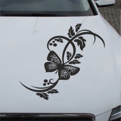 Aufkleber Auto Motorhaube Car Style Tuning Drache Tribal Dekor Rosen Blumen Schmetteringe Tattoo´s Fun Comic Flower Tiere
