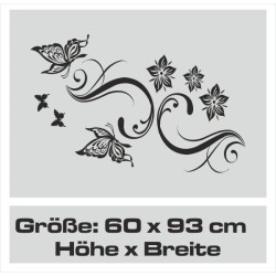 Aufkleber Auto Motorhaube Car Style Tuning Drache Tribal Dekor Rosen Blumen Schmetteringe Tattoo´s Fun Comic Flower Tiere